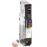 Square D QO 15 amps Arc Fault/Ground Fault Single Pole Circuit Breaker