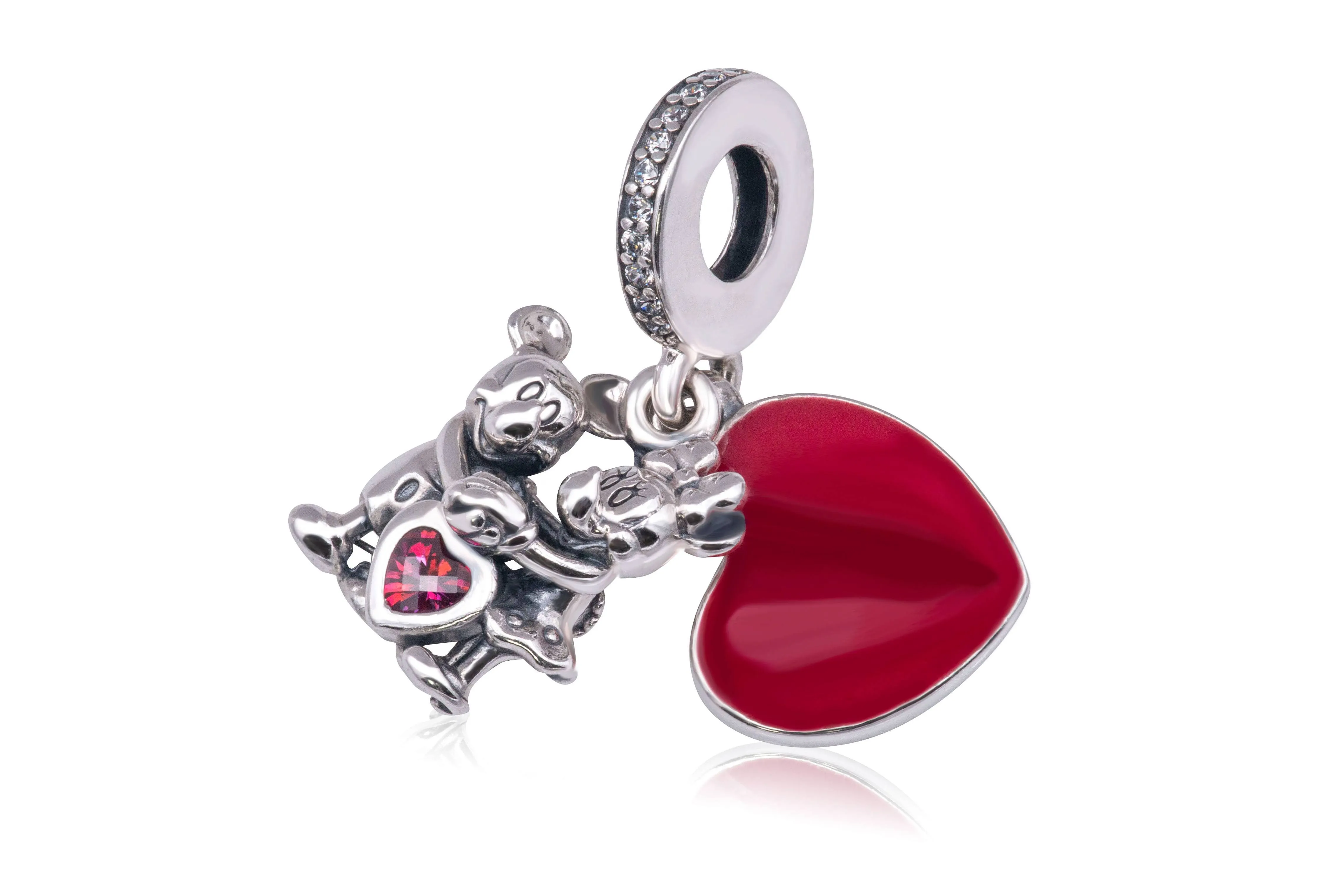 Pandora Disney, Minnie & Mickey with Love Charm