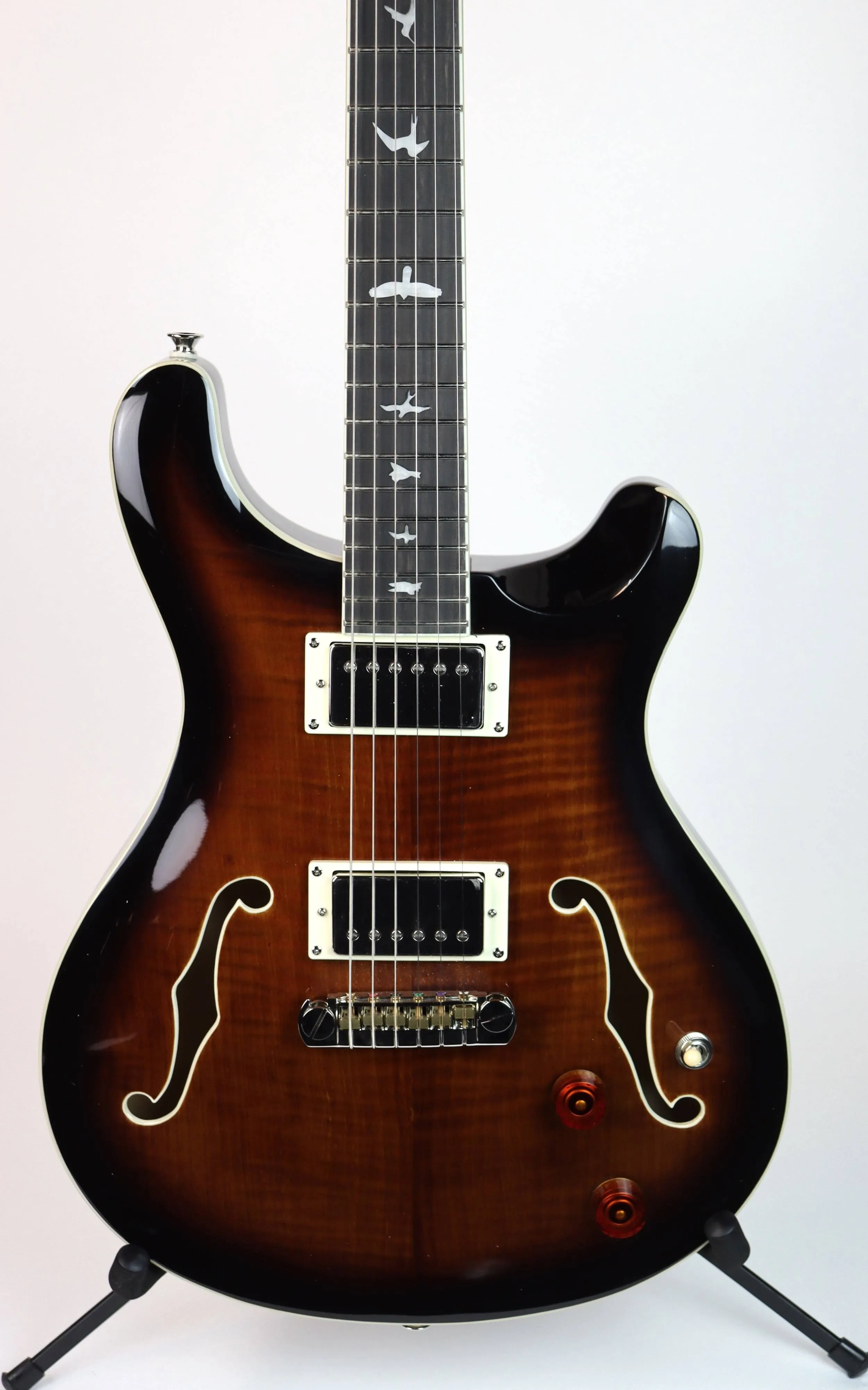 PRS SE Hollowbody II - Black Gold Burst