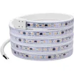 Maxxima 72 in. Hardwired LED Under Cabinet Strip Light, 2760 Lumens, 3000K Warm White, Kitchen and Living Room 120V White Cove Lighting, No Power Supply Needed