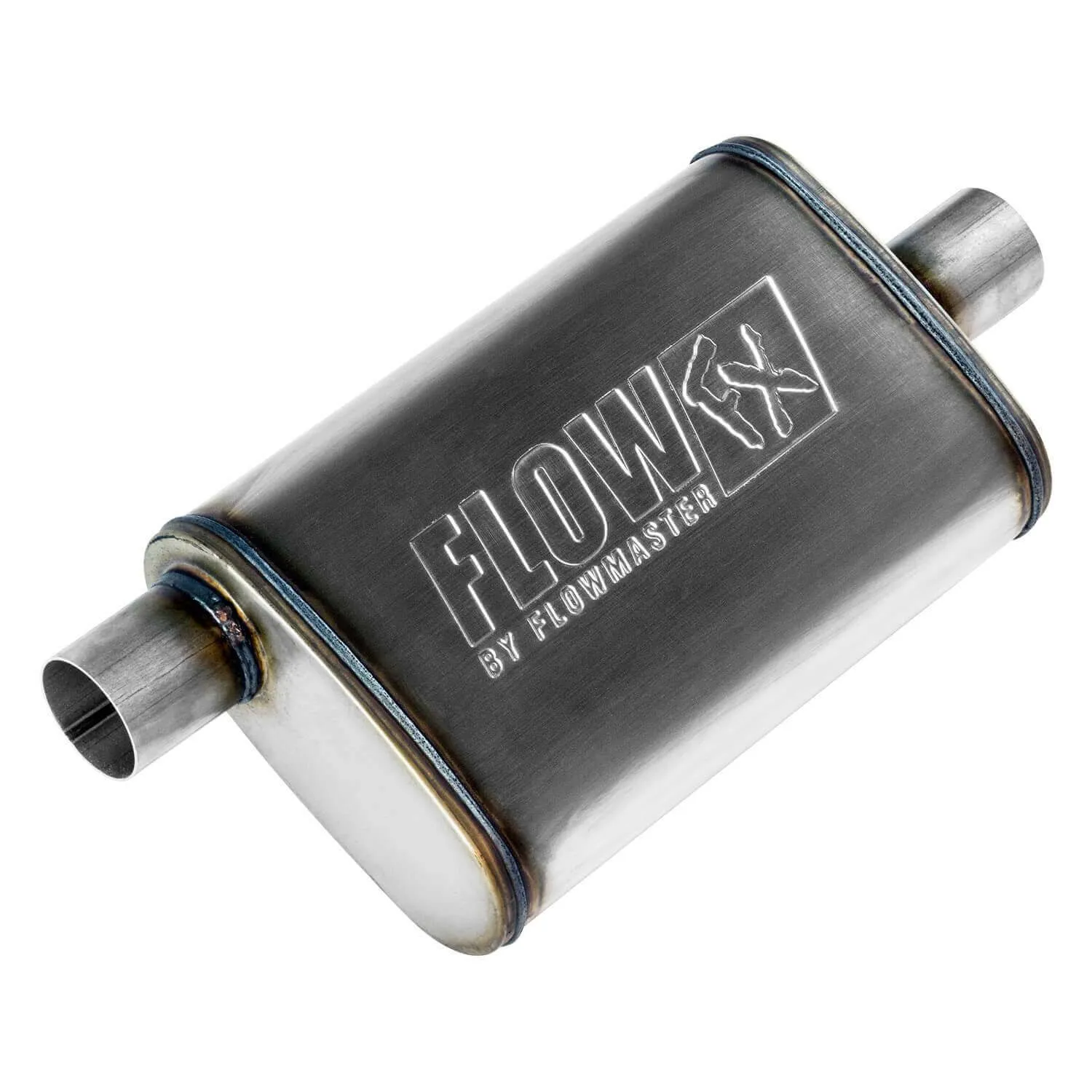 Flowmaster Muffler FlowFX Series Stainless Steel 2-1/4" Offset In/Center Out