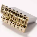 Fender Vintage Style Strat Bridge Assembly - Gold