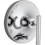 Kohler T14501-4-CP Purist Rite-Temp Pressure-Balancing Valve Trim with Lever Handles - Polished Chrome