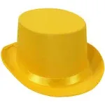 Beistle Satin Sleek Yellow Top Hat