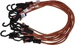 Kotap MABC-36 All- Purpose Adjustable Bungee Cords with Hooks, 36-Inch, Orange/Black, 10 Count