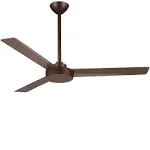 MinkaAire Roto 52" Indoor Ceiling Fan with Wall Control System - Oil Rubbed Bronze