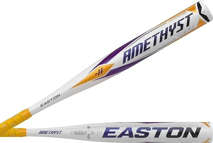 Easton | Amethyst Fastpitch Softball Bat | -11 Drop | 1 Pc. Alloy | Approved for All Fields