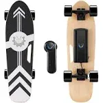 Caroma Electric Skateboard for Adults Teens 27.5" Electric Longboard Skateboards with Wireless Remote 350W Motor 12.4 MPH Top Speed 8 Miles Max