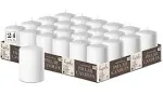 Hyoola White Pillar Candles