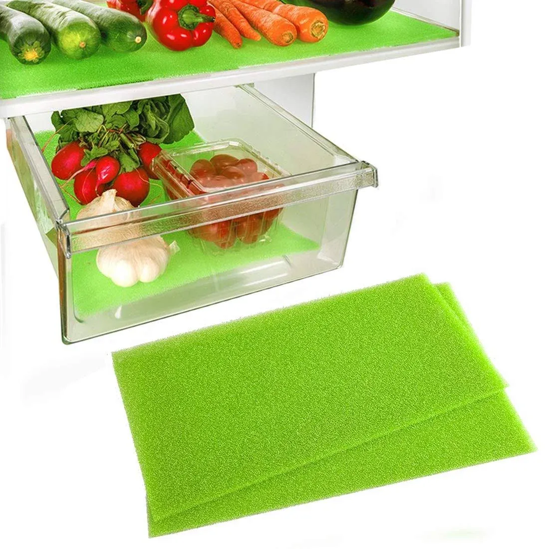 Fruit &amp; Veggie Life Extender Liner for Fridge Refrigerator Shelves, 15x24 Inches