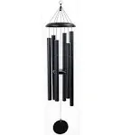 Corinthian Bells 50 Inch Wind Chime, Black, Scale of A