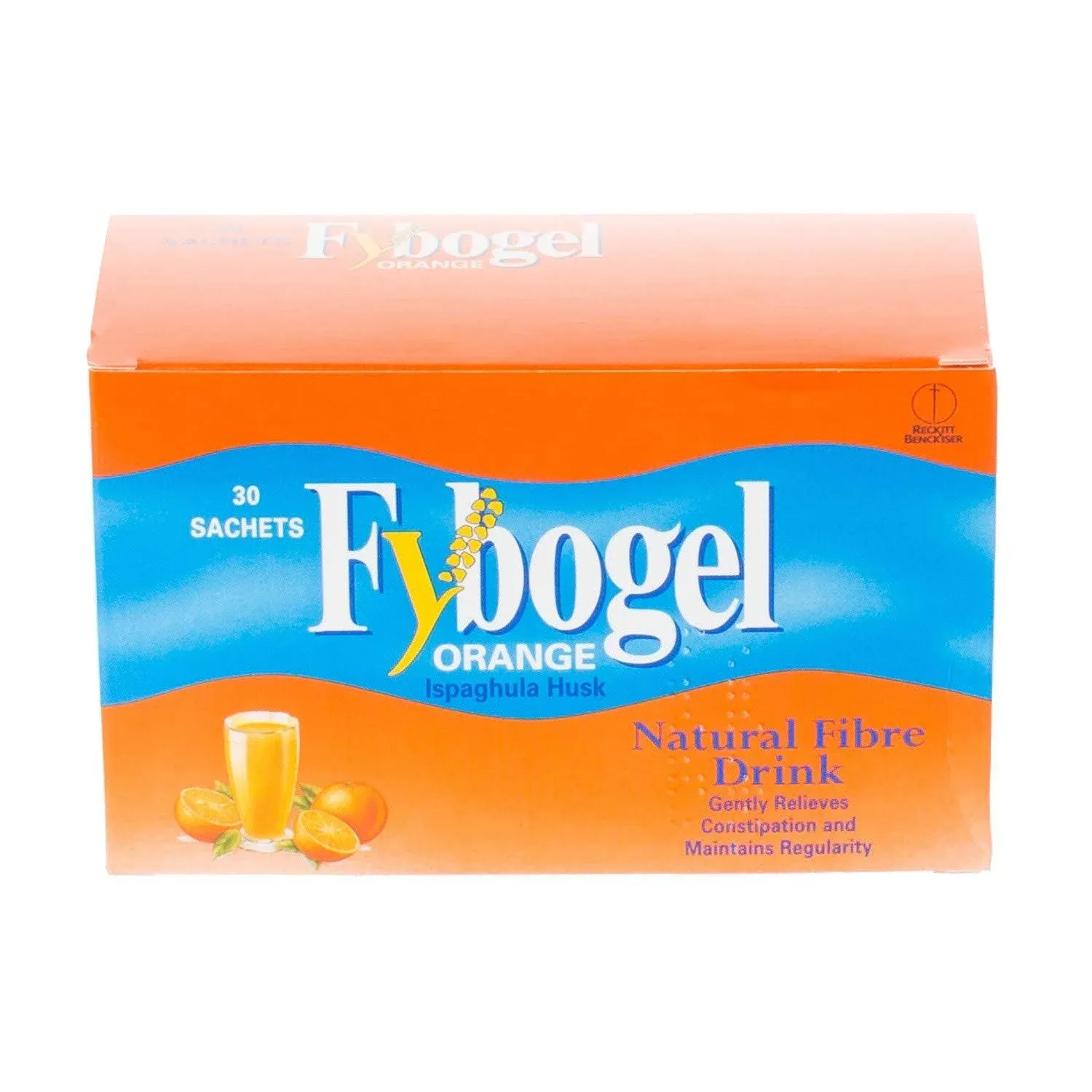 Fybogel Orange Sachets 2*30 (60) 30 Count (Pack of 2) 