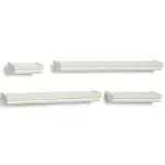 Melannco Wall Shelves - Set of 4, White