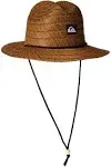 Men's Quiksilver Pierside Straw Outback Hat, Size Large/X-Large - Brown