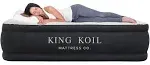 King Koil Luxury Top Air Mattress with Built-in High-Speed Pump