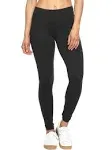 Felina Women's Velvety Soft Lightweight Leggings - Black - Large