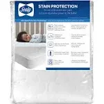 Sealy Stain Protection Waterproof Fitted Crib Mattress Pad