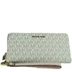 Michael Kors Jet Set Large Continental Travel Clutch Wristlet Wallet