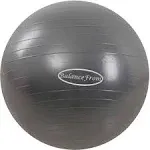 BalanceFrom Anti-Burst Exercise Ball with Quick Pump - Yoga, Fitness, Birthing - 2,000lb Capacity - Grey - 34-Inch, XXL