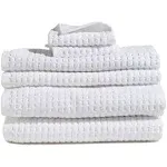 Dkny Quick Dry 6-Piece Towel Set - White