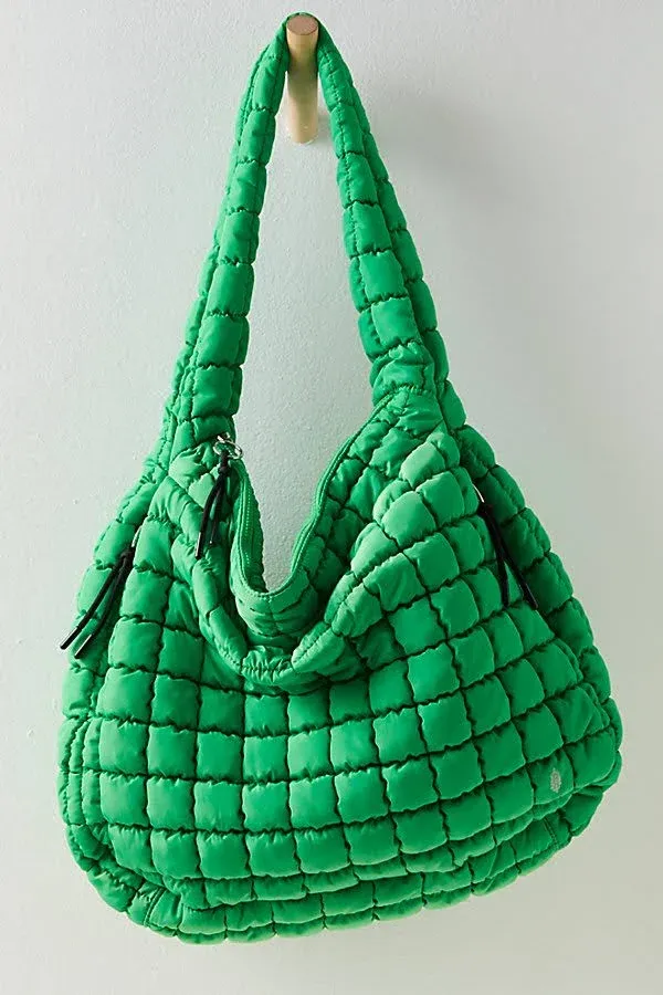 💚 FP Movement Quilted Carryall Bag Kelly Green - Factory Sealed