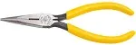 Klein Tools 6.67 in. Plastic/Steel Long Nose Side Cutting Pliers