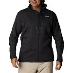 Columbia Men's Sweater Weather Full Zip 1x Black