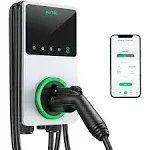 Autel Home Smart Electric Vehicle (EV) Charger Up to 50Amp,Level 2 EV Charger,Energy Star, CSA,Wi-Fi and Bluetooth Enabled EVSE, 25-Foot Cable