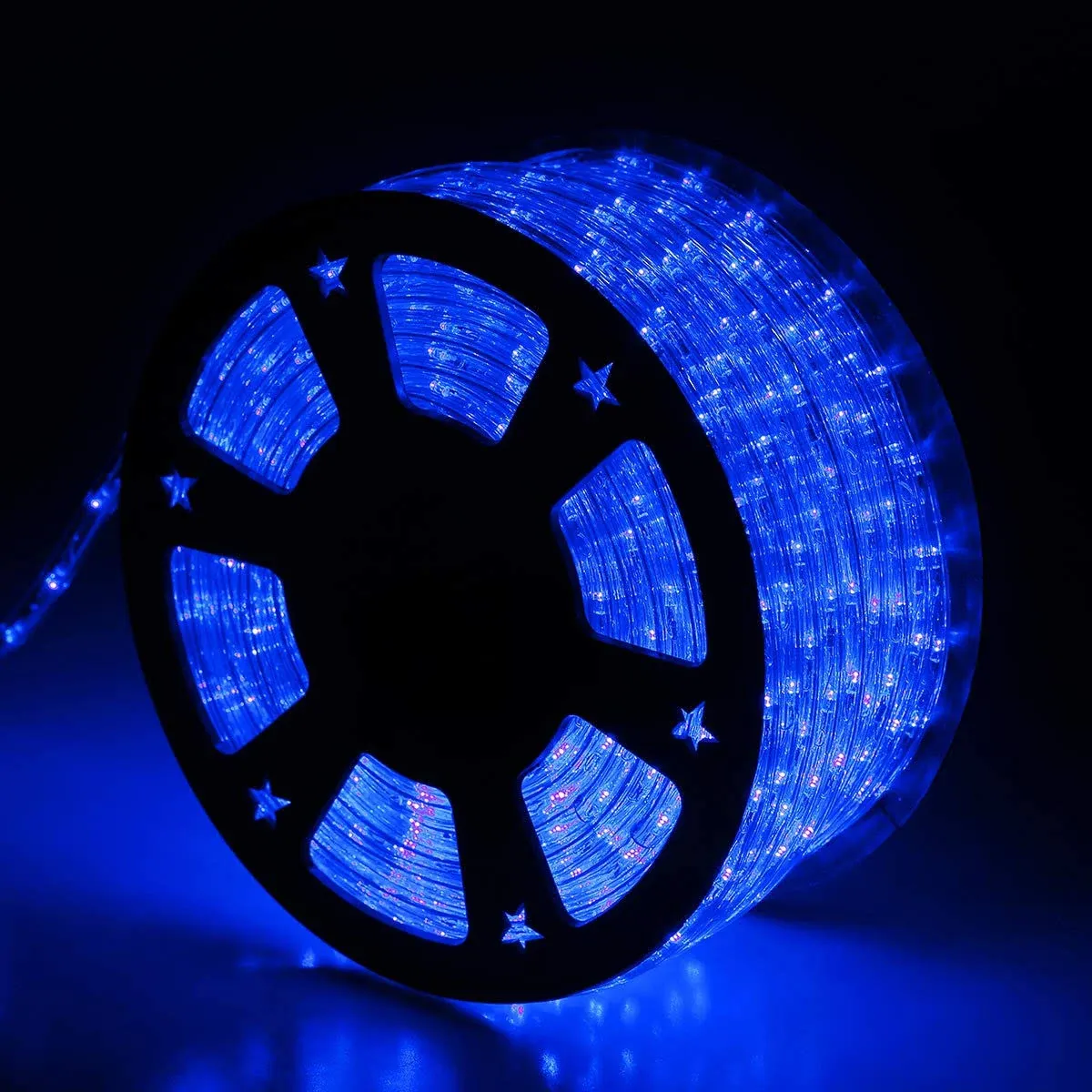 Buyagn 100Ft Blue LED Rope Lights