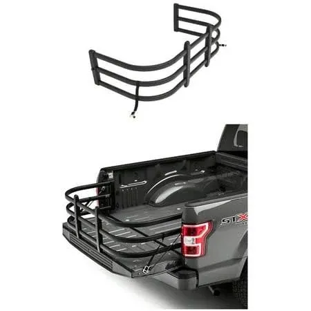 TKMAUTO Black Aluminum Truck Bed Extender for 2004-2021 Chevrolet Colorado & 2004-2021 GMC Canyon & 2011-2021 Ford Ranger&2022 Ford Maverick