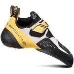 La Sportiva Men&s Solution Climbing Shoe - 42.5 - White / Yellow