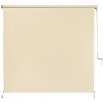 Coolaroo Exterior Cordless Roller Shade 6ft x 6ft Sesame