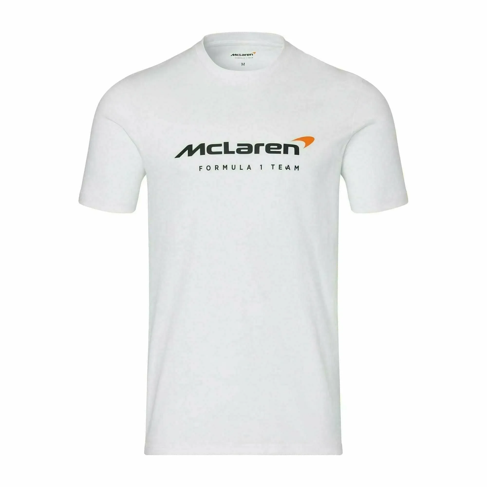 McLaren F1 Men's Core Essentials Logo T-Shirt -Black/White/Papaya/Phan