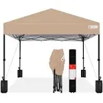 Best Choice Products 10x10ft Easy Setup Pop Up Canopy Instant Portable Tent w/ 1-Button Push, Carry Case - Forest Green