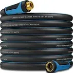 50 ft Hybrid Garden Hose - 2024 Upgraded Ultra Durable&amp; Weatherproof Outdoor ...