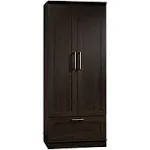 Sauder HomePlus 29'' Wardrobe Cabinet, Dakota Oak, 71.13" x 29" x 21"