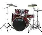 Yamaha Stage Custom Birch 5-Piece Shell Pack w/ 20 inch Bass Drum Cranberry Red