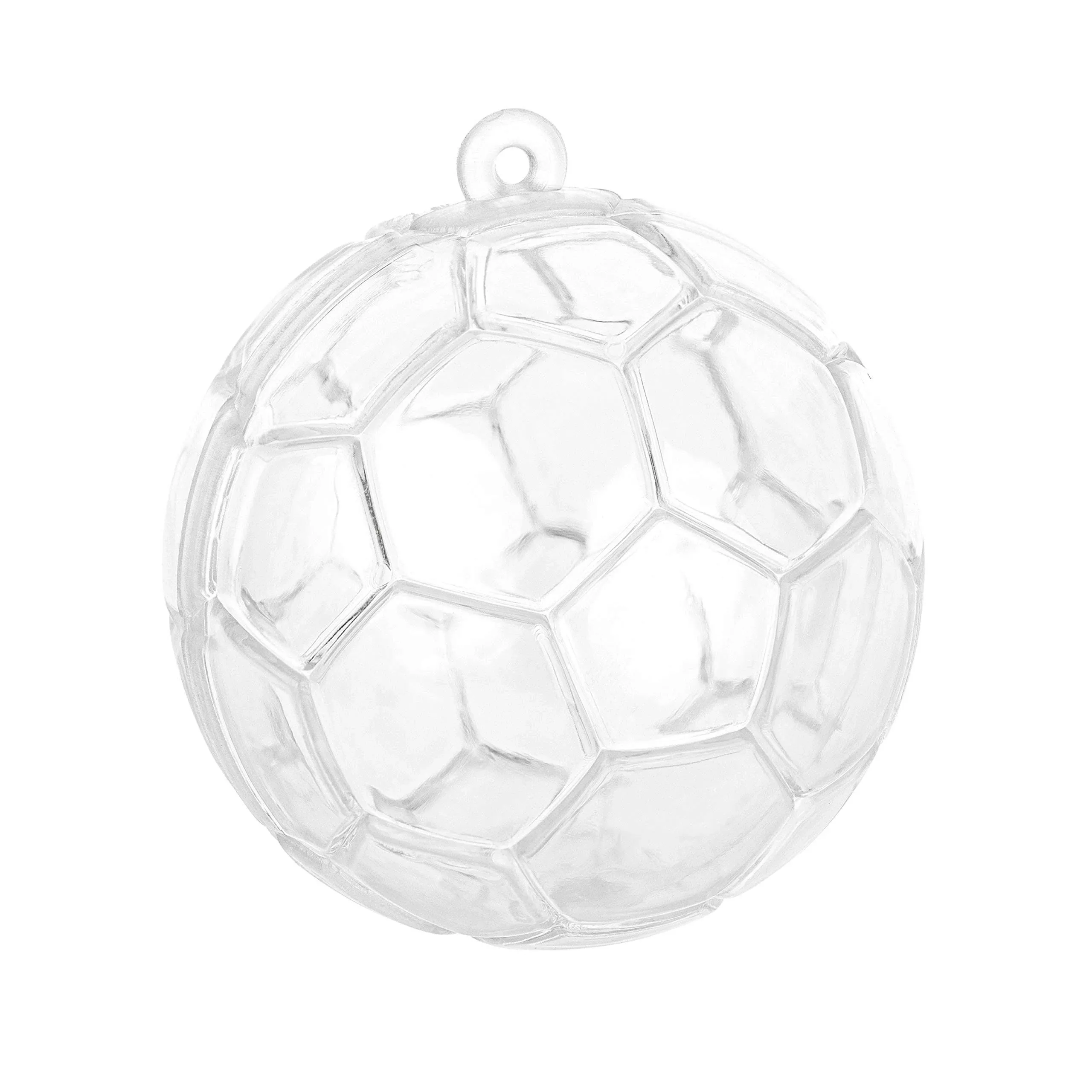 Soccer Ball Shaped Acrylic Candy Boxes 12 Pack 2.36"