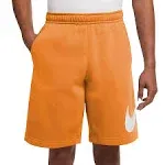 Nike Men's Club Fleece Graphic Shorts, Large, Kumquat