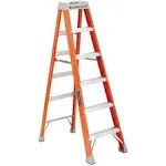 Louisville 10' Step Ladder iA 300lbs Fiberglass FS1510