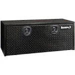 Buyers Products 1702510 - 18x18x48 inch Black Steel Underbody Truck Box with Aluminum Door