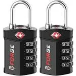 Forge Travel Lock,TSA Approved Luggage Locks for Air Travel, Gym Lockers, School Lockers, Pelican Cases, Gun Case, Easy Read Dials, Durable Alloy