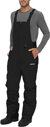 SkiGear Men's Essential Insulated Bib Overalls