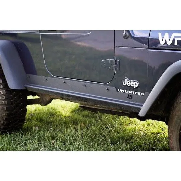 Rugged Ridge Heavy Duty Side Rocker Guards 04-06 Jeep Wrangler LJ