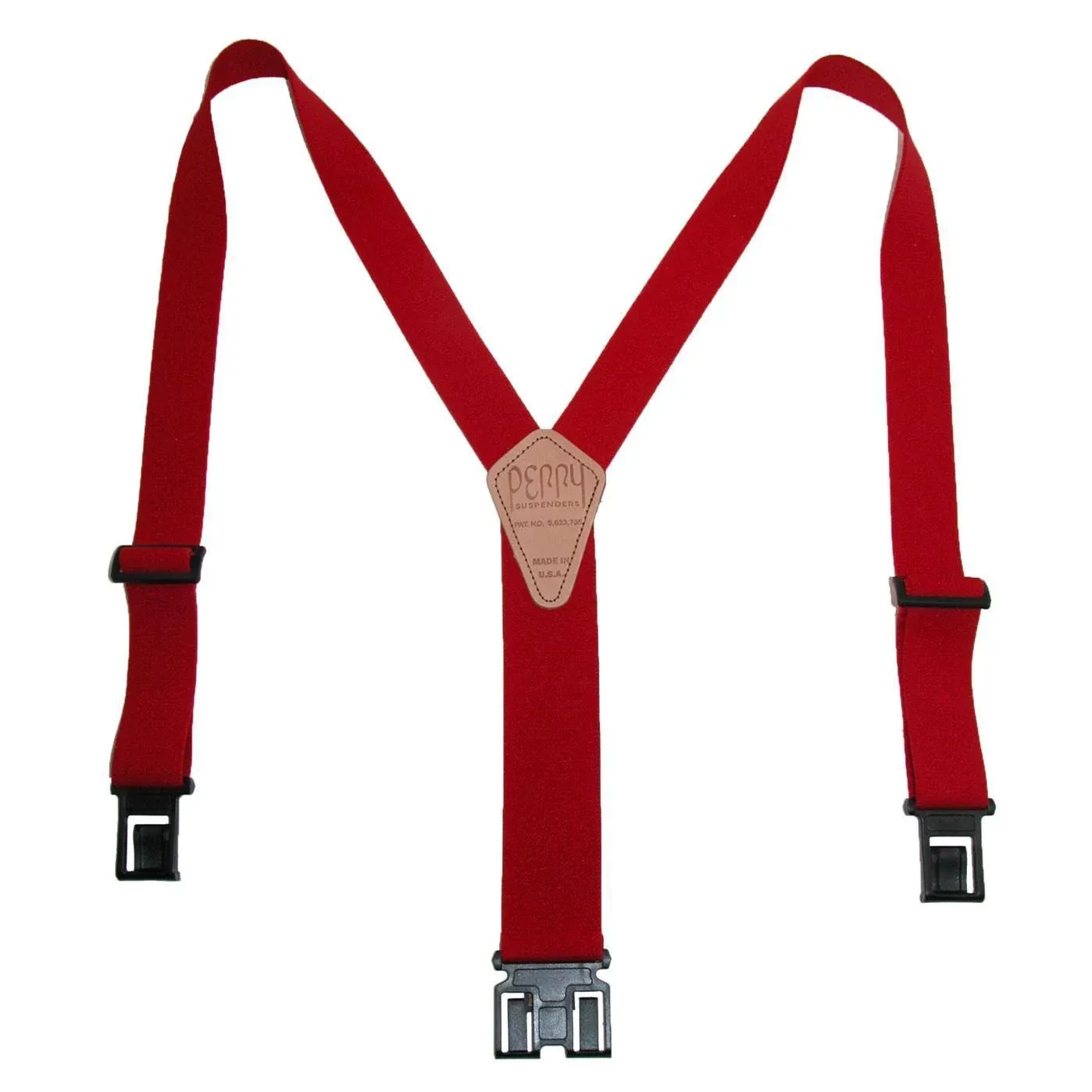 Perry Suspenders Men's Elastic Hook End Suspenders Navy