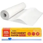 Heavy Duty Parchment Paper Roll for Baking 12 in x 262 ft Non-Stick Baking Pa...