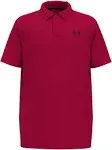 Boys - Under Armour Performance Polo - Red Small