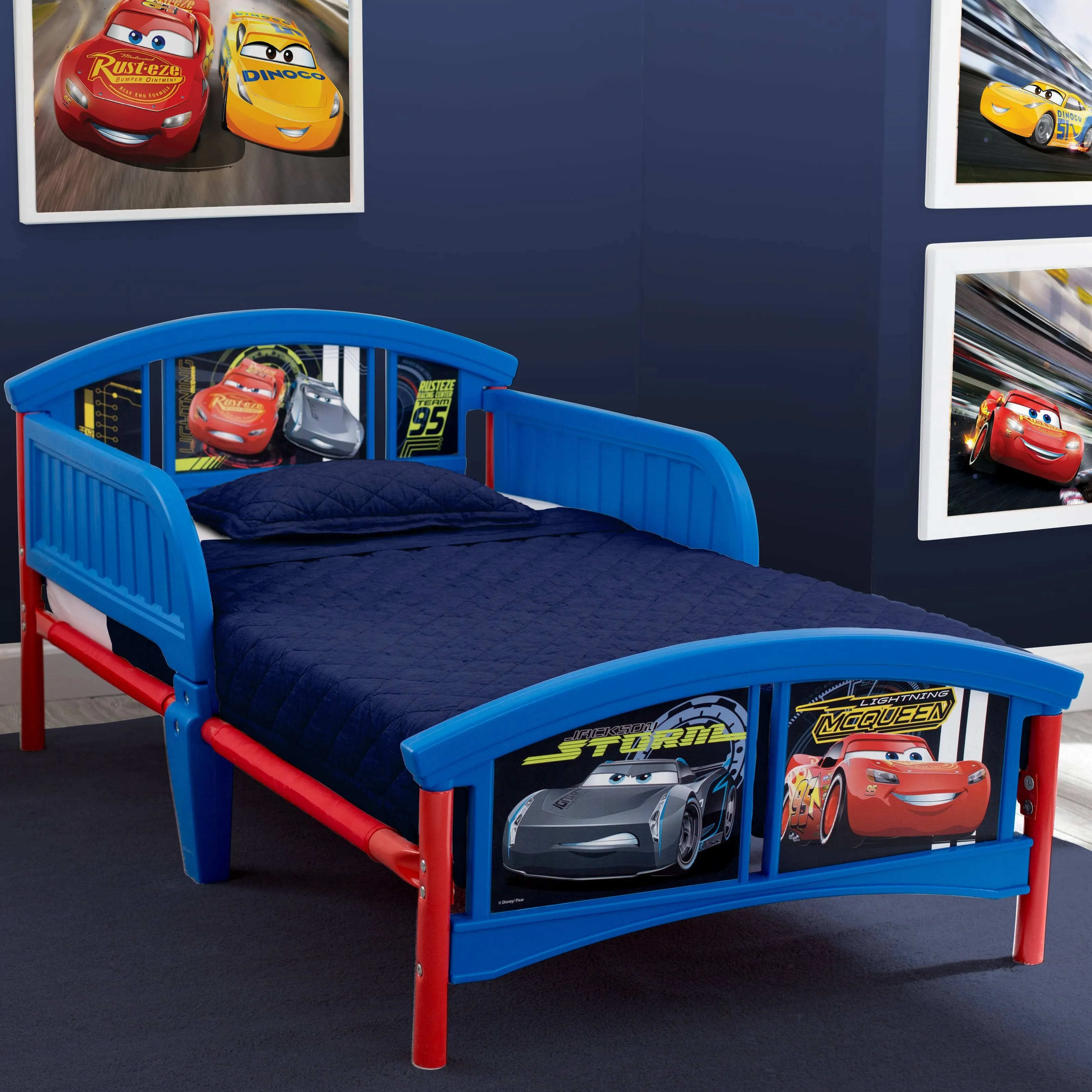 Delta Children Plastic Toddler Bed, Disney/Pixar Cars