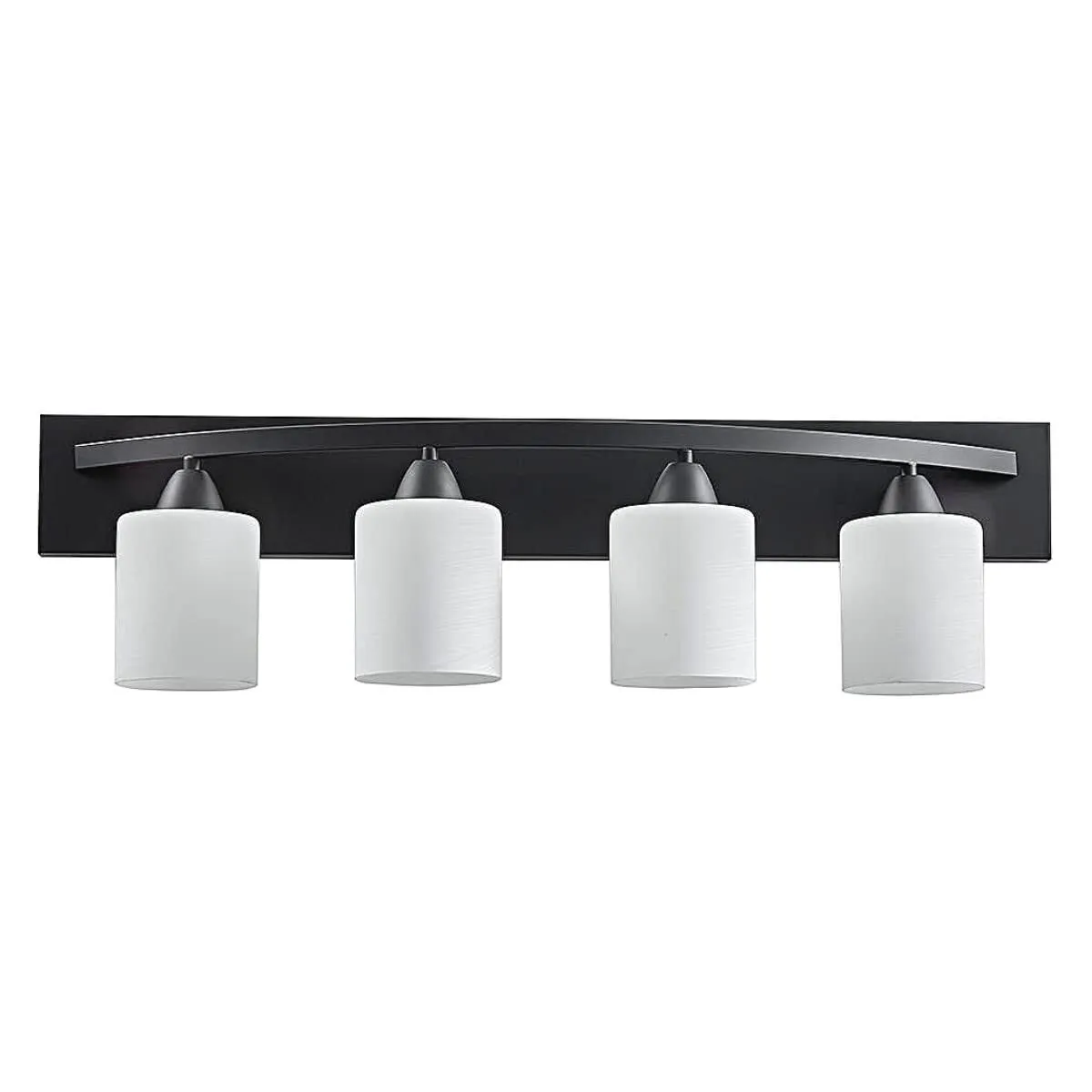 Idb | Vanity Bath Light Bar Interior Lighting Fixture 4 Lights Matte Black