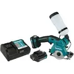 Cordless Tile Glass Saw Kit 12 Volt Max CXT Lithium Ion 3-3/8 in Compact Tool